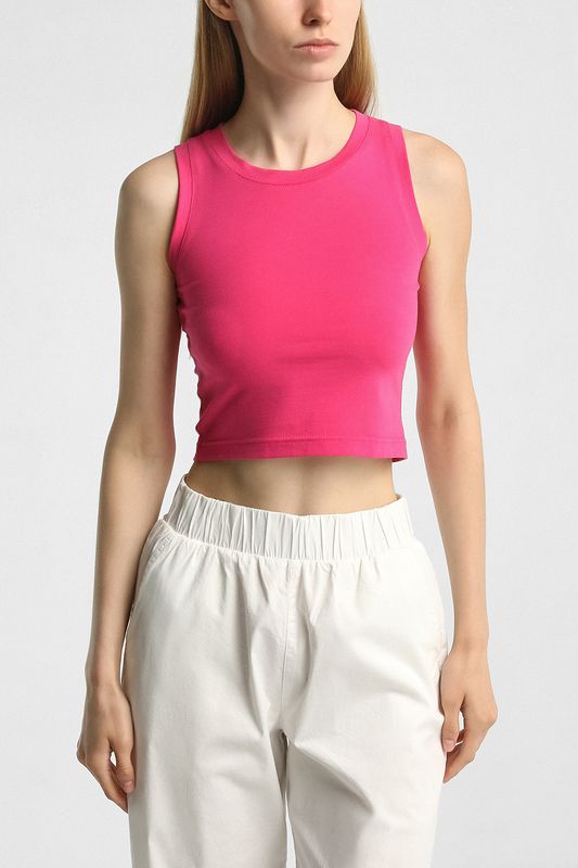 Топ хлопковый без рукавов Trends Brands Base