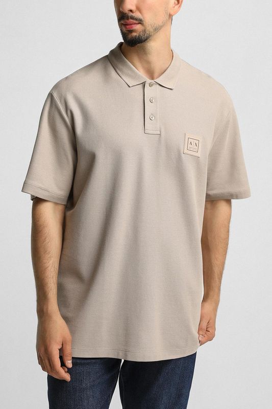 Поло хлопковое Armani Exchange