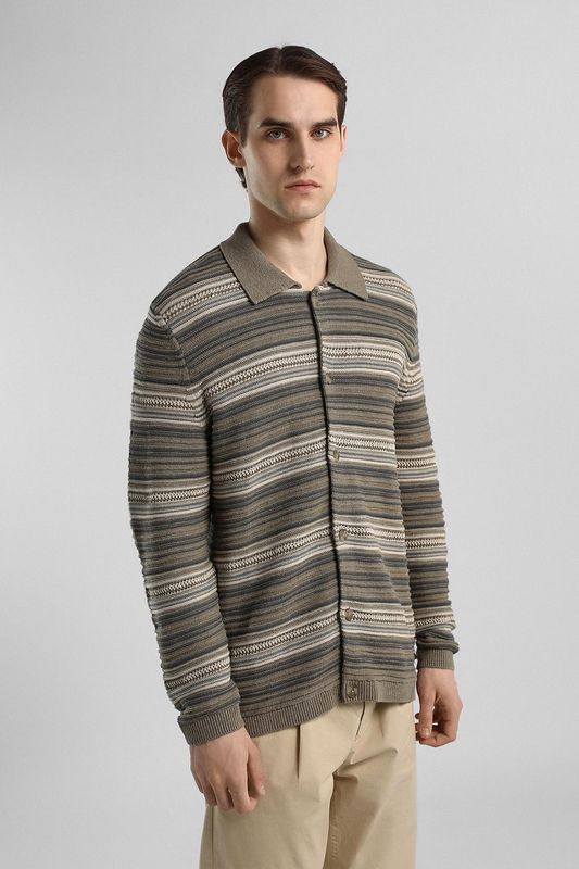 Кардиган из хлопка и льна Marc O'Polo