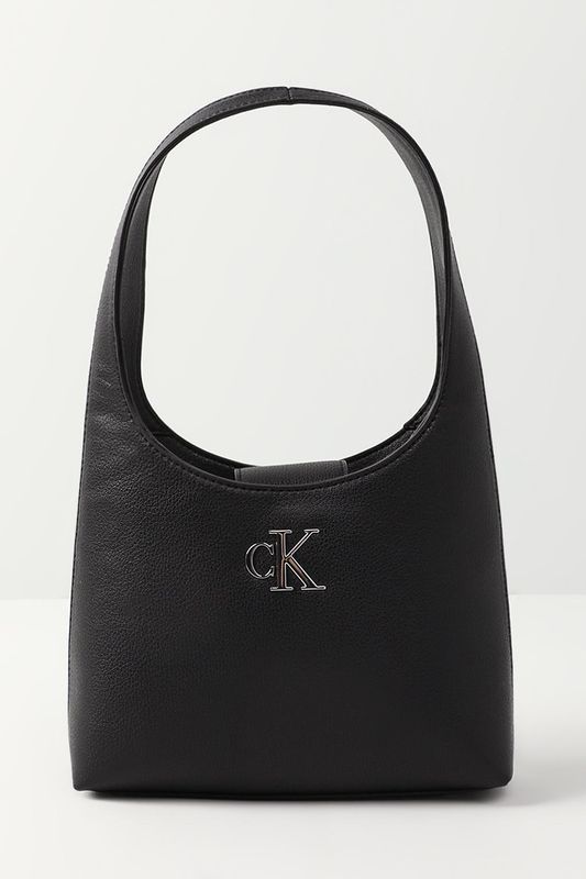 Сумка хобо с логотипом Minimal Monogram Calvin Klein