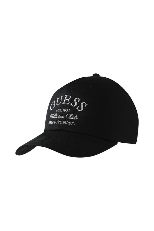 Бейсболка хлопковая с логотипом Guess