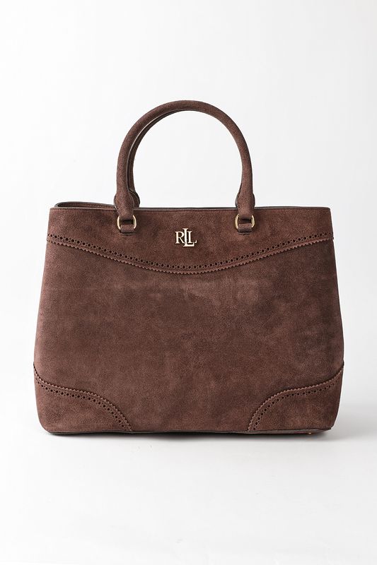 Сумка сэтчел кожаная Marcy Lauren Ralph Lauren