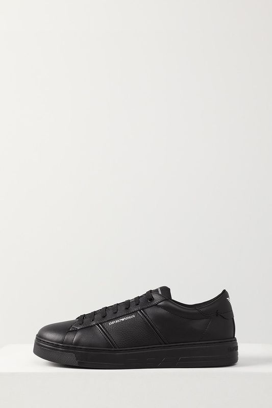 Кеды кожаные EMPORIO ARMANI