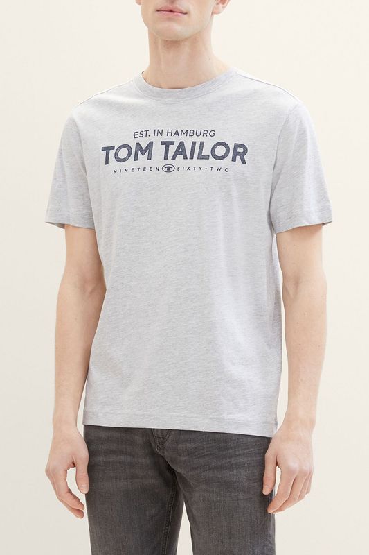Футболка хлопковая с логотипом TOM TAILOR