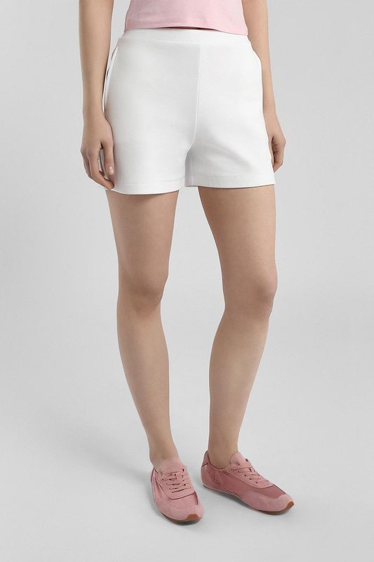 Шорты хлопковые на кулиске Guess