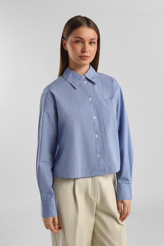 Рубашка укороченного кроя Marc O'Polo Denim