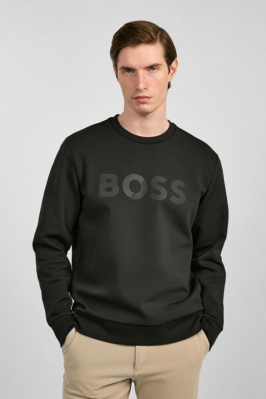 Свитшот хлопковый с логотипом BOSS