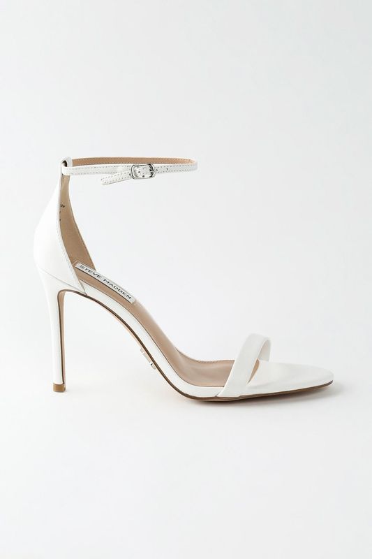 Босоножки кожаные на каблуке STEVE MADDEN