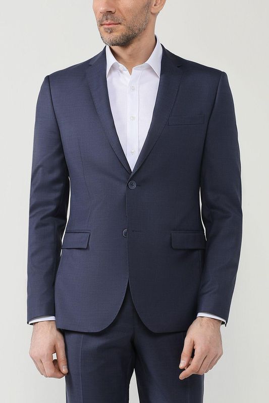 Шерстяной пиджак Slim fit D.Molina