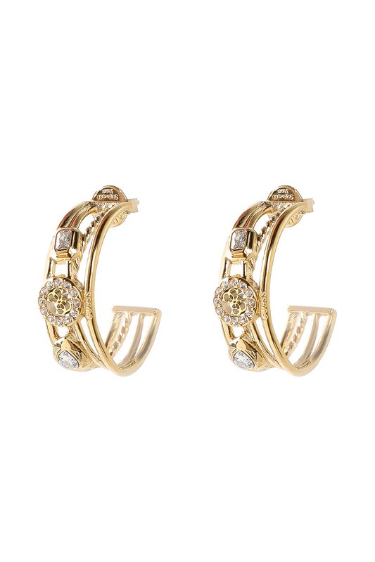 Серьги с кристаллами Guess