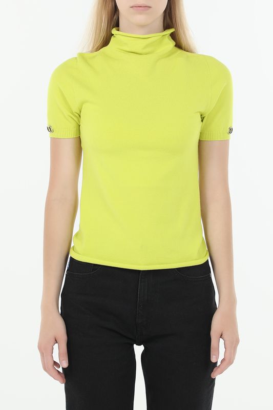 Водолазка с коротким рукавом из вискозы TWINSET