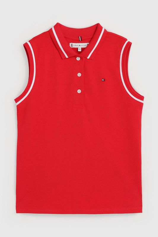 Поло хлопковое без рукавов Tommy Hilfiger