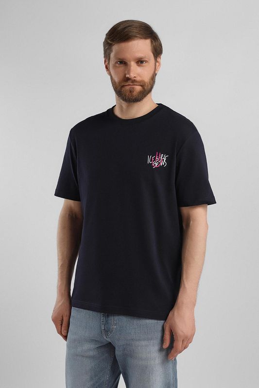 Футболка хлопковая Iceberg Jeans