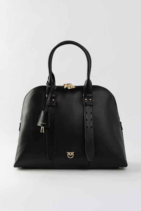 Сумка сэтчел кожаная Bowling Bag Pinko