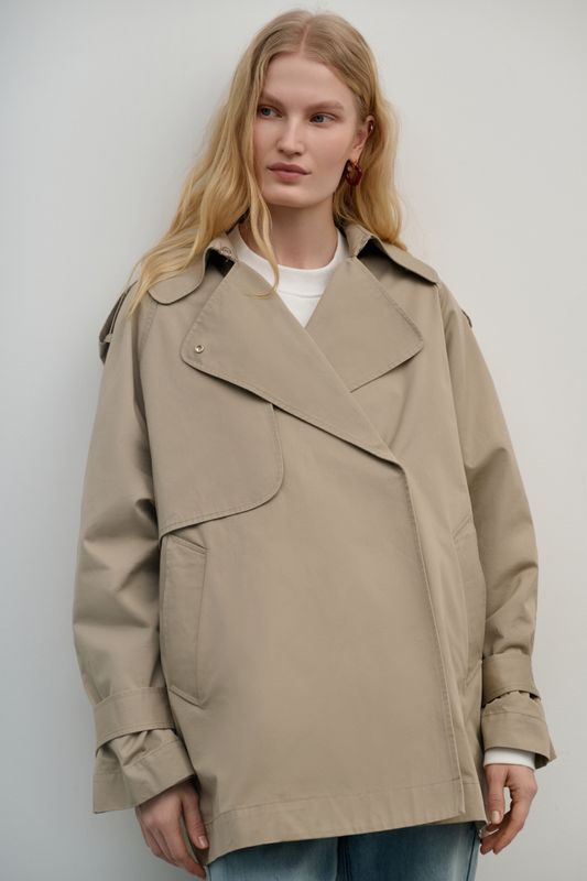 Тренч хлопковый укороченный DREAMS by Alena Akhmadullina