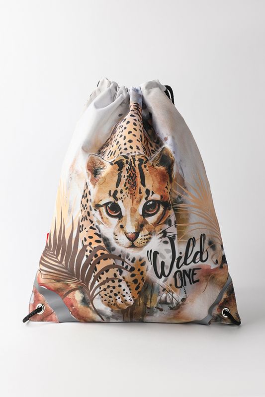 Мешок для обуви с принтом Wild Cat ErichKrause