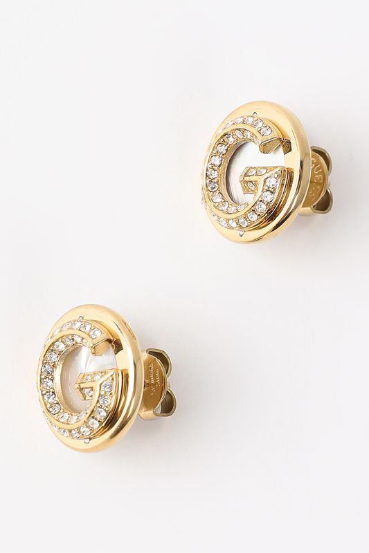 Серьги с кристаллами Guess