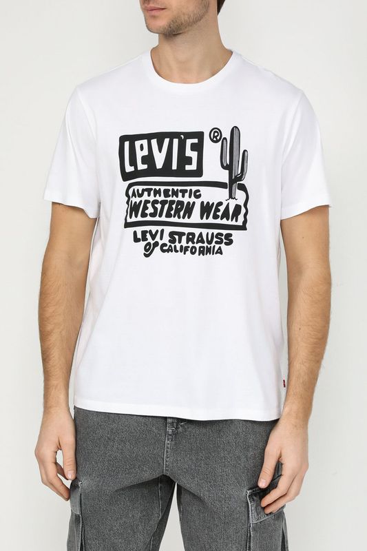 Рубашка хлопковая с принтом LEVI'S