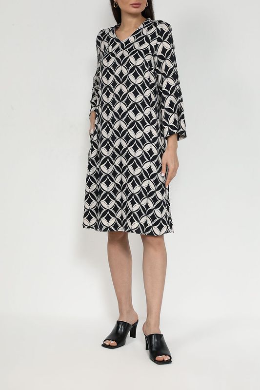 Платье с графическим принтом More&More