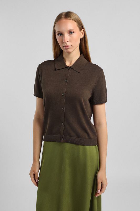 Кардиган хлопковый с коротким рукавом Marc O'Polo