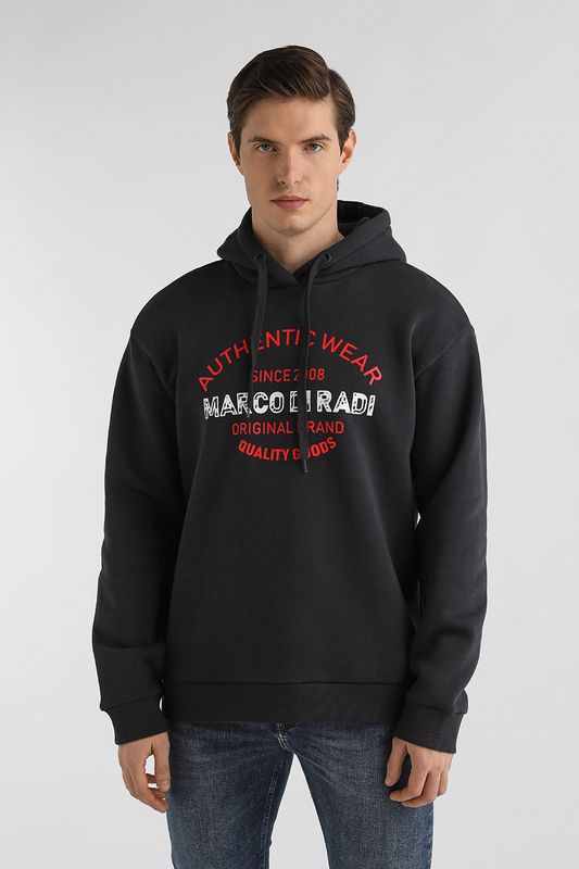 Худи хлопковое с логотипом MARCO DI RADI