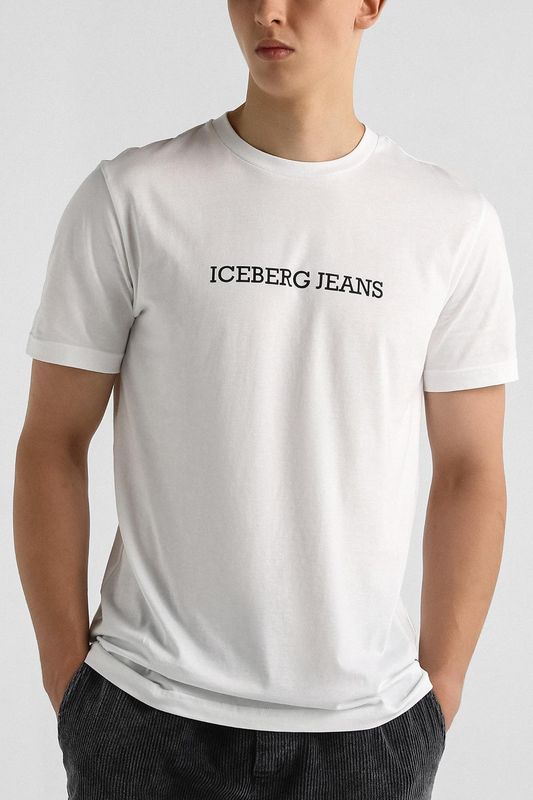 Футболка хлопковая Iceberg Jeans