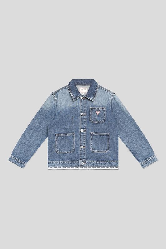 Куртка джинсовая с эффектом потертости Guess