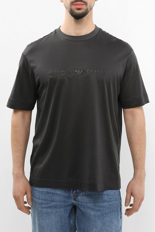 Футболка с логотипом EMPORIO ARMANI