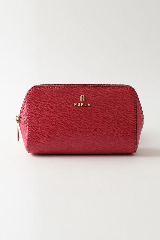 Набор из 2 кожаных косметичек Camelia Furla