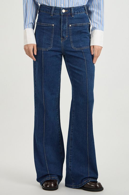 Джинсы расклешенного кроя SABRINA SCALA