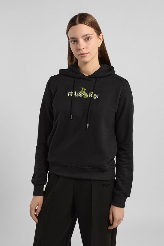 Худи хлопковое Trussardi