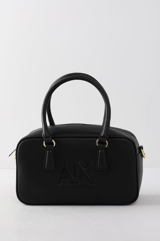 Сумка сэтчел с тиснением логотипа Armani Exchange