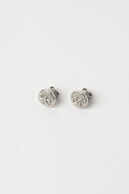 Серьги-пусеты с кристаллами Guess