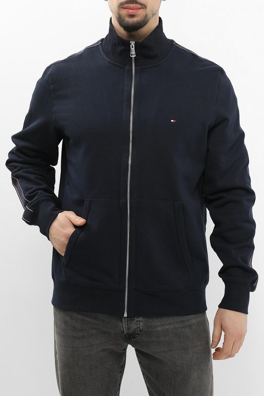 Толстовка хлопковая на молнии Tommy Hilfiger