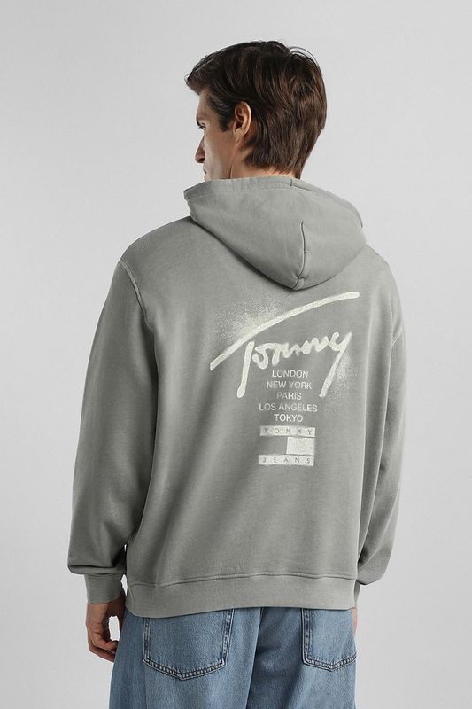 Худи хлопковое Tommy Jeans