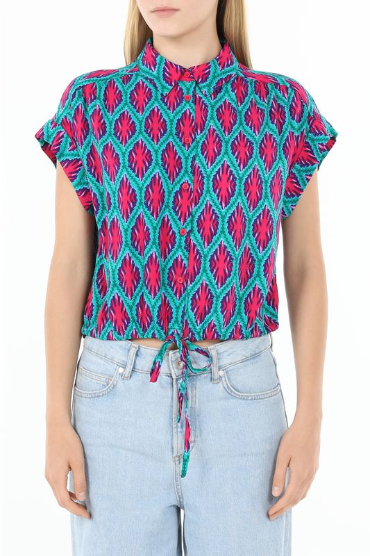 Блуза без рукавов с принтом Piombo