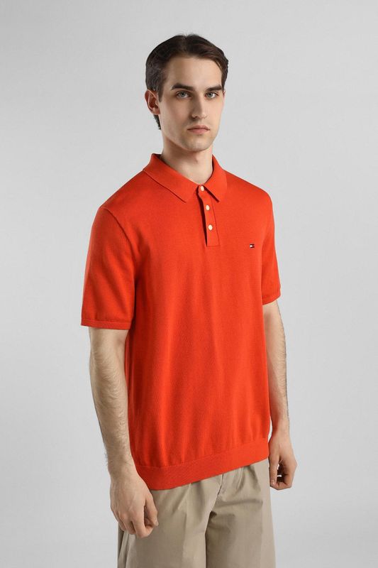 Поло вязаное хлопковое Tommy Hilfiger