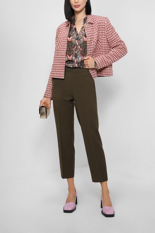 Укороченные брюки прямого кроя More&More