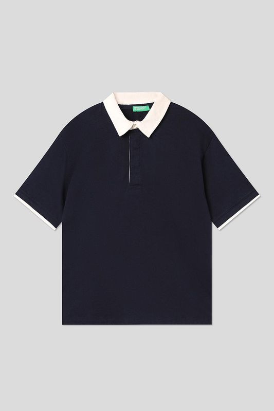 Поло хлопковое Benetton