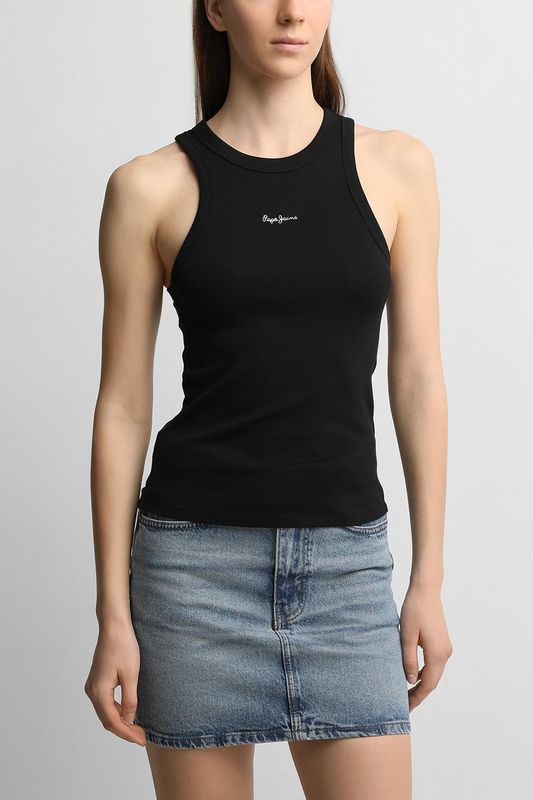 Майка хлопковая с логотипом PEPE JEANS