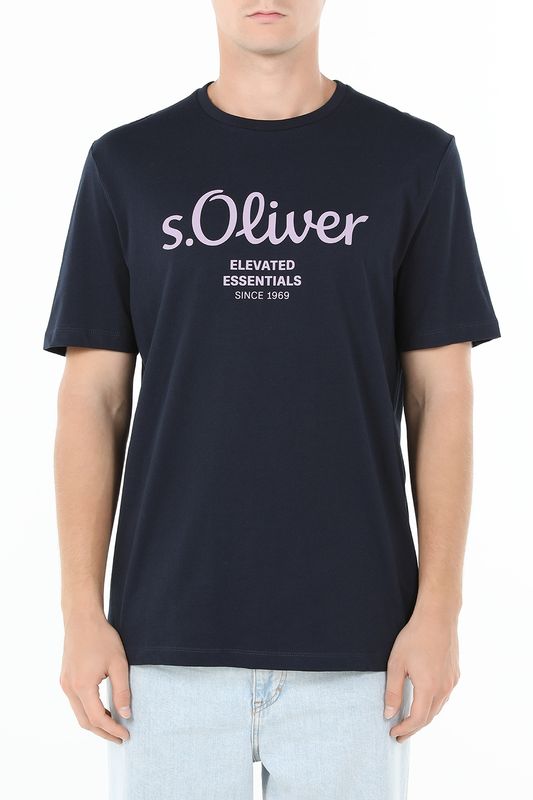 Футболка хлопковая с логотипом s.Oliver