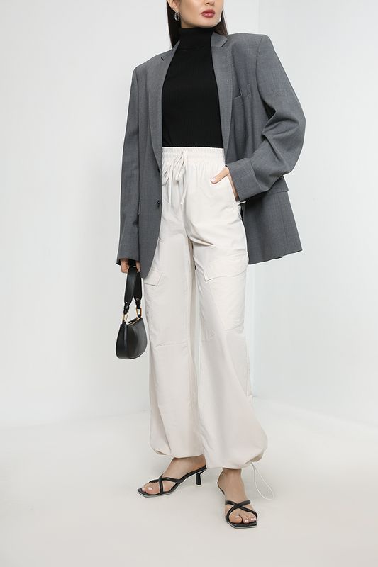 Брюки карго с завязками BELUCCI