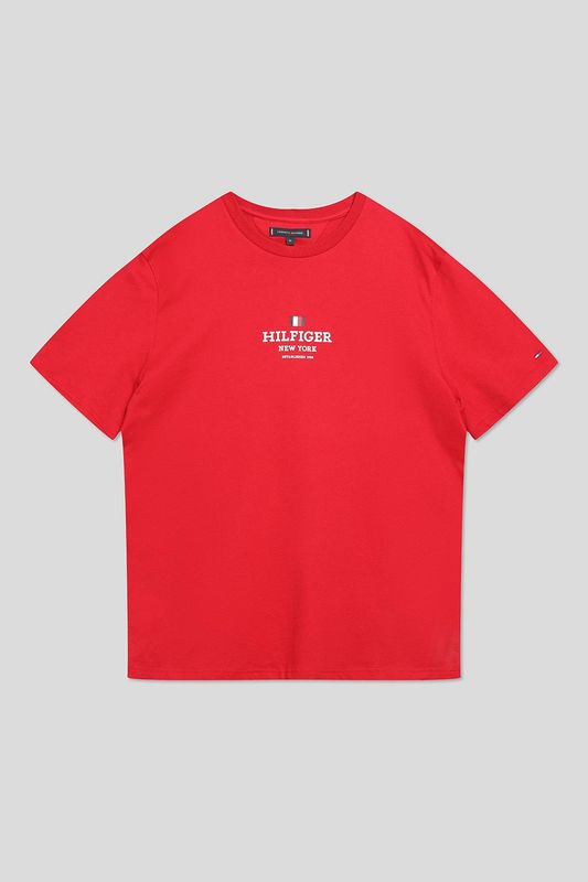 Футболка хлопковая с логотипом Tommy Hilfiger