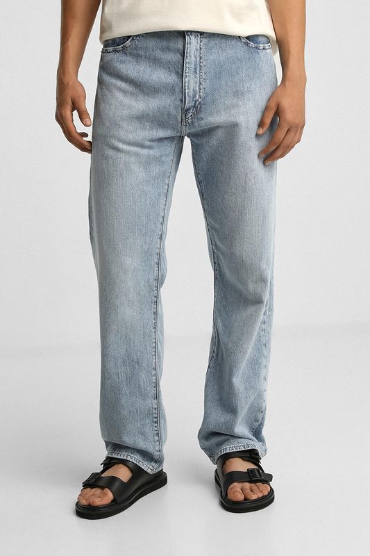 Джинсы 555 Relaxed Straight Light Indigo - Worn In LEVI'S