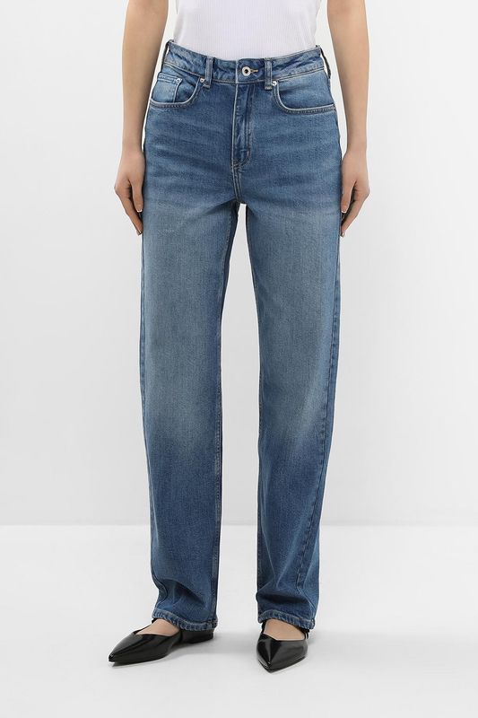 Джинсы с эффектом потертости Karl Lagerfeld Jeans