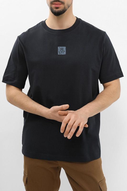 Футболка хлопковая с логотипом Marc O'Polo