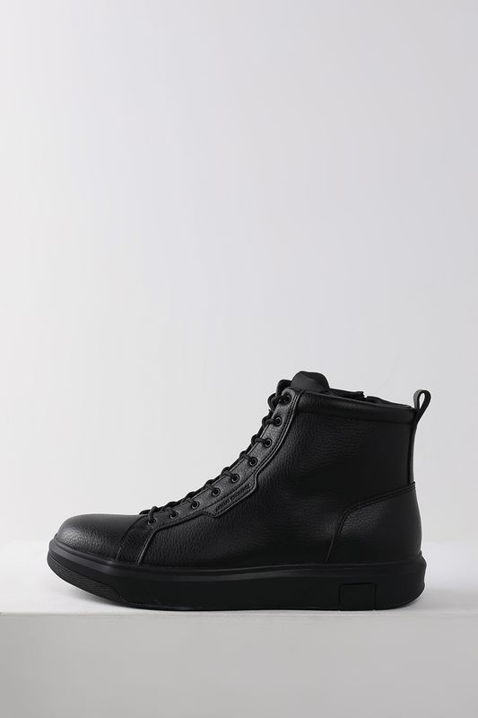 Кеды кожаные высокие Armani Exchange