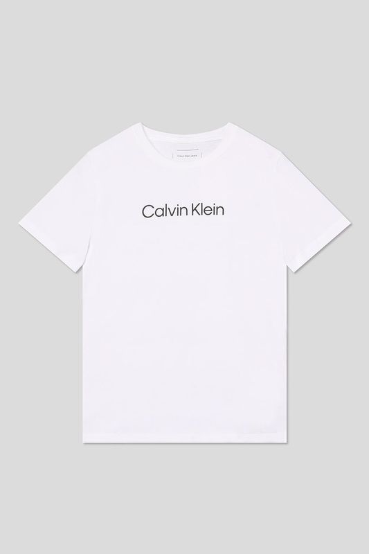 Футболка хлопковая с логотипом Calvin Klein Jeans