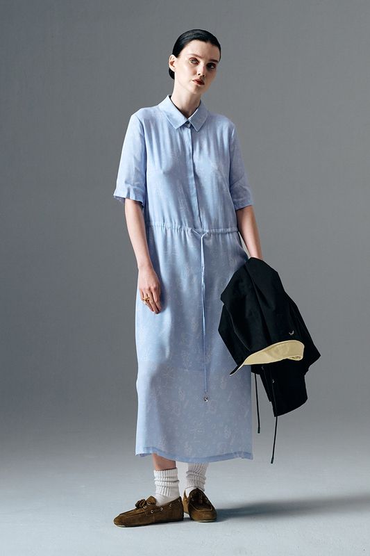 Платье-рубашка с принтом DREAMS by Alena Akhmadullina
