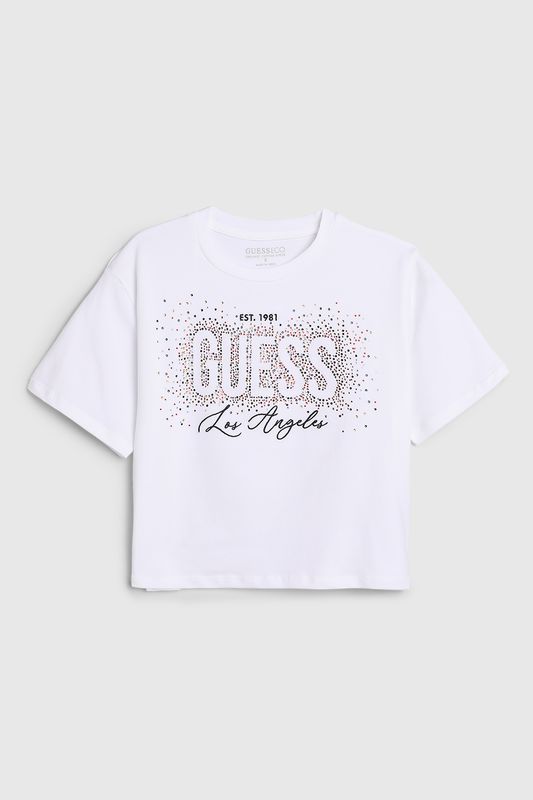 Футболка хлопковая с принтом Guess